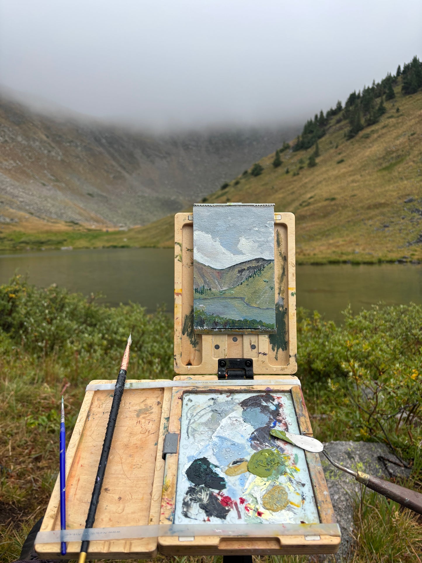 Rain Under the Divide (study)