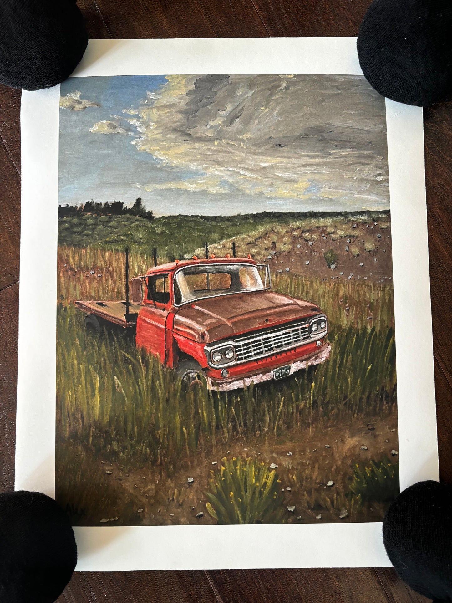 Rusted Red Truck - Limited Edition Print