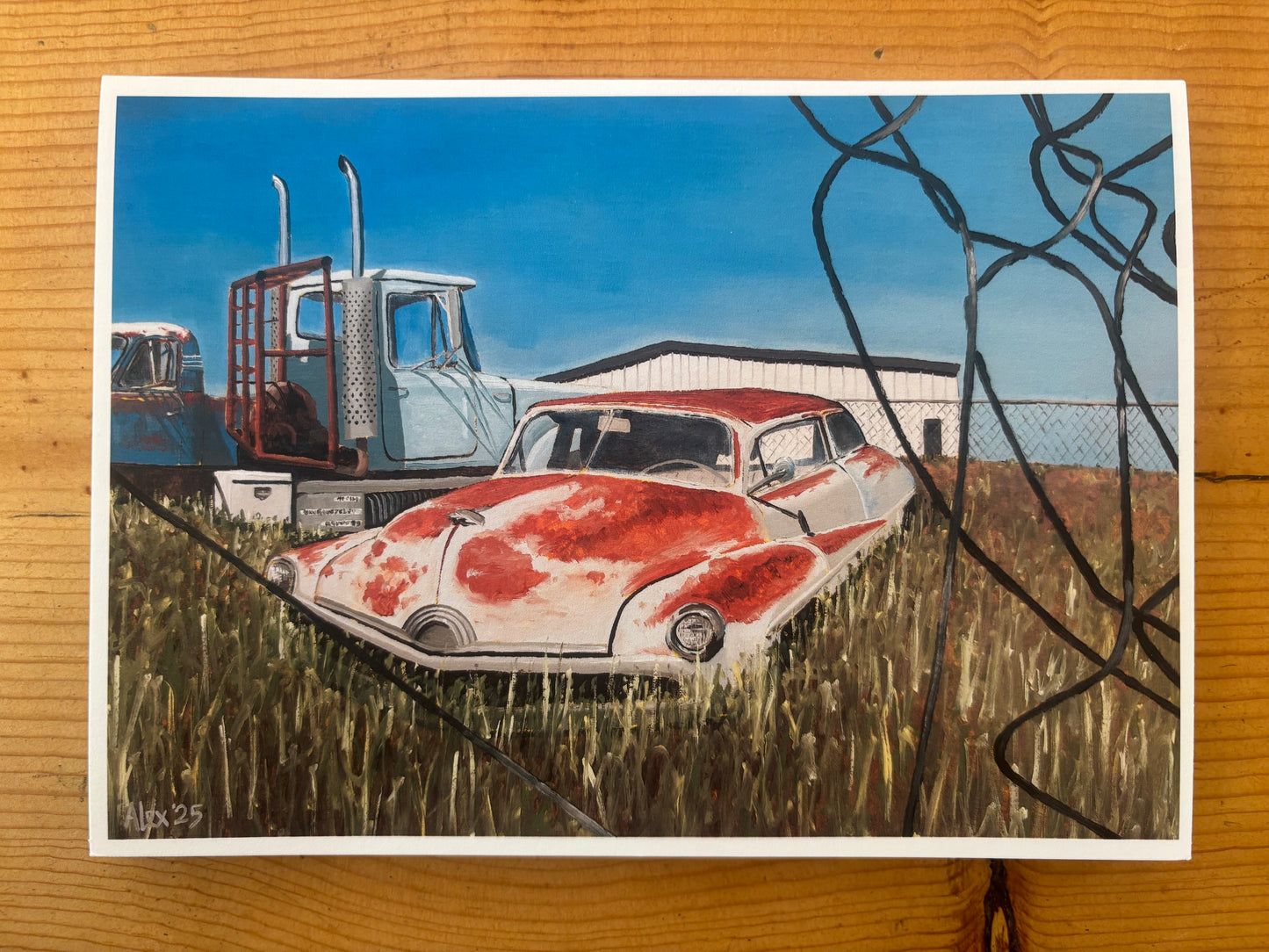 Down an Alley and through a Fence (Limited Edition Print)