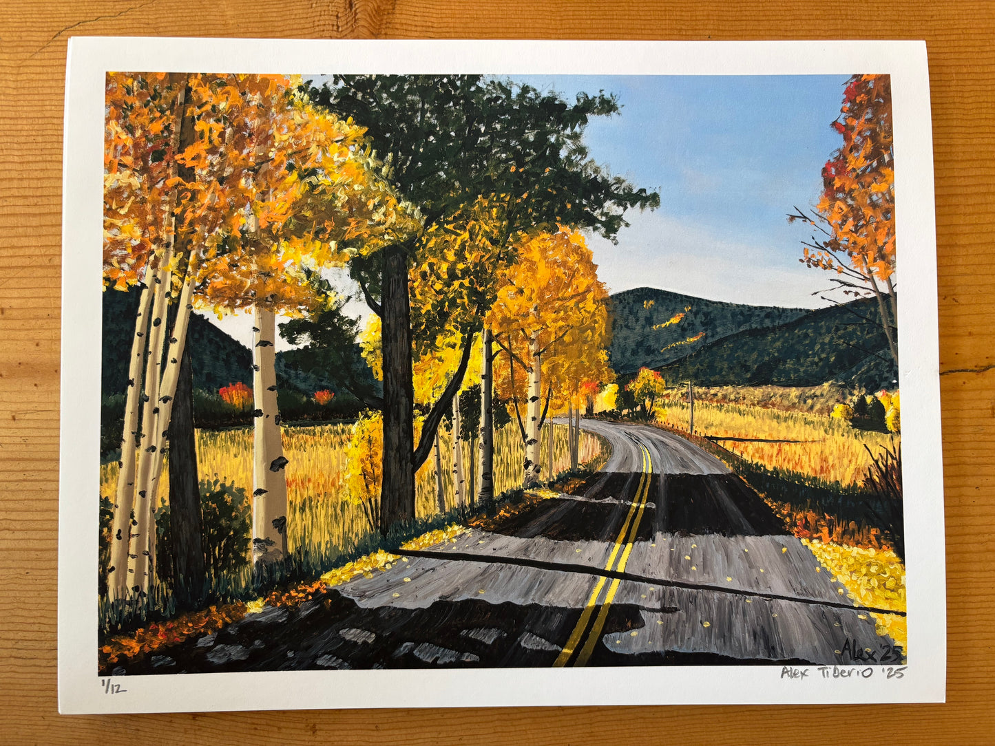 Autumn on CR76 (Limited Edition Print)
