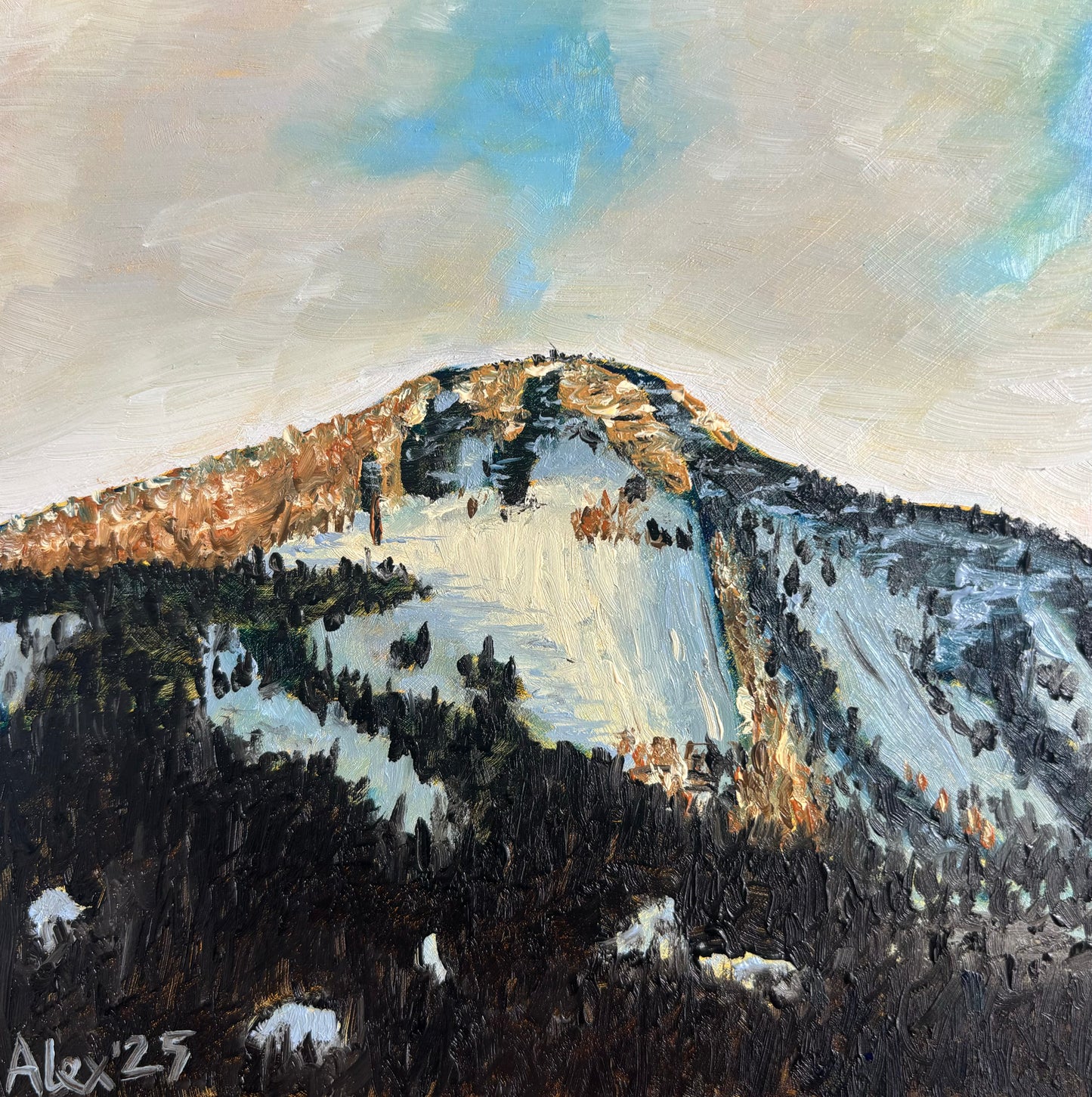 Alpenglow on Basalt Mtn