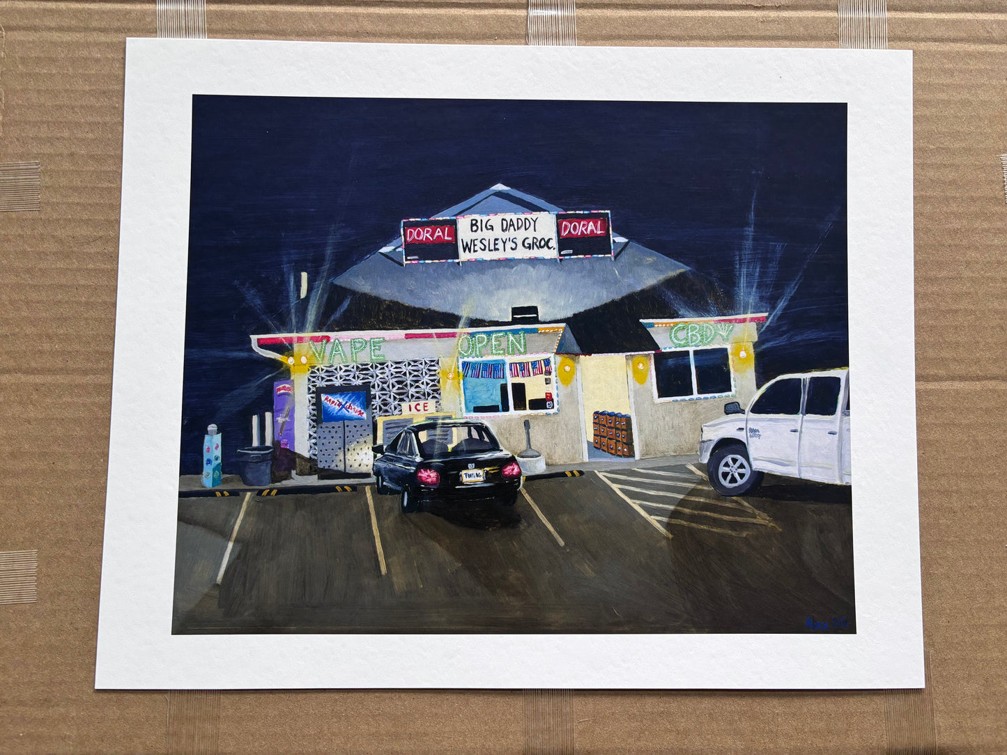 Late Night Corner Store (archival print)