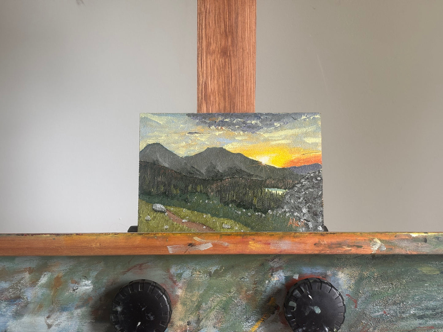 Sunrise on the CDT (study)