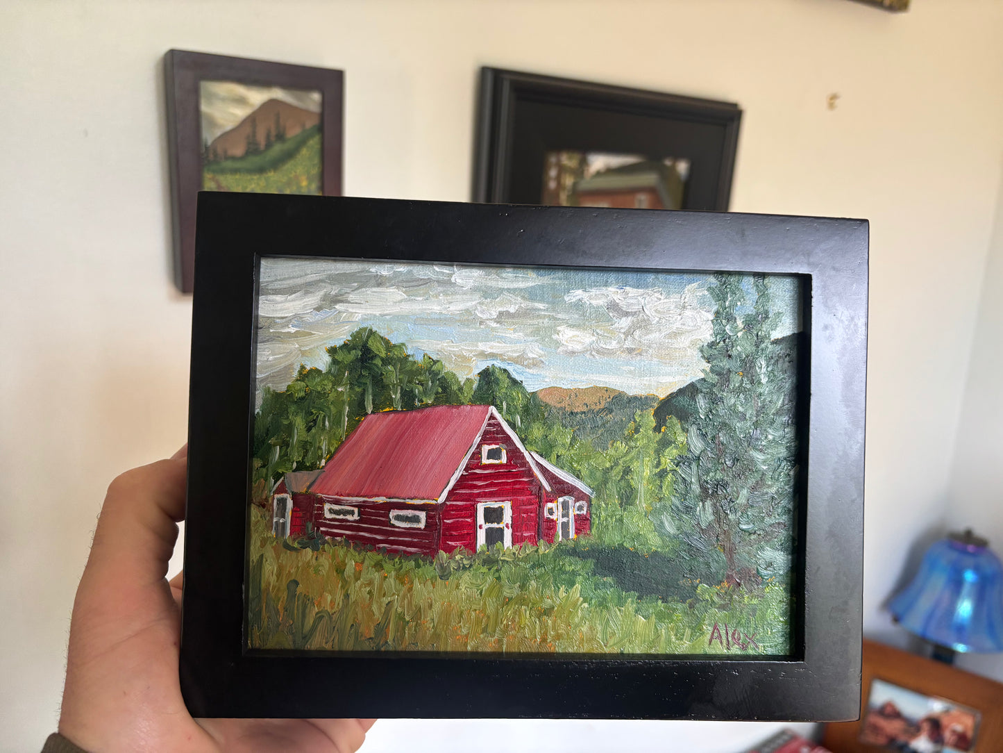 Red Cabin (plein air study)