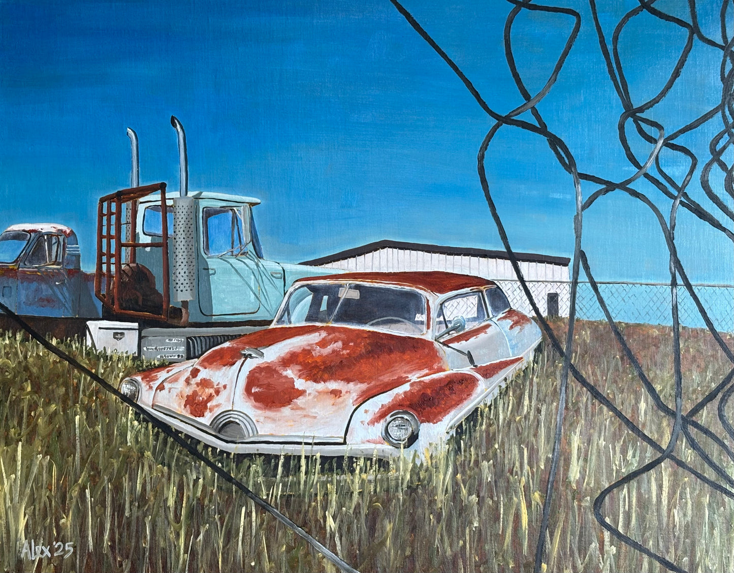 Down an Alley and Through a Fence
