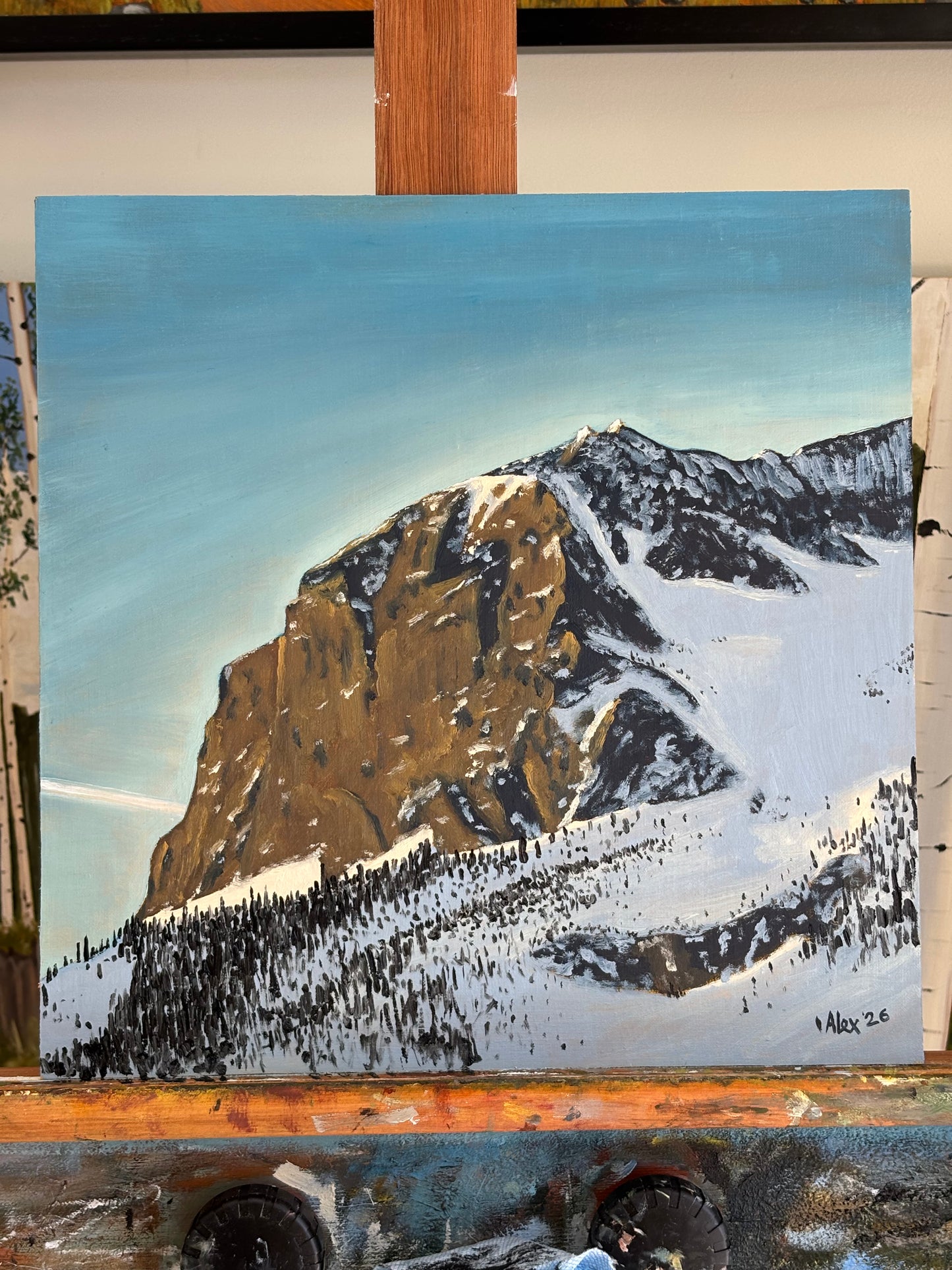 Morning Light on Gothic Mountain