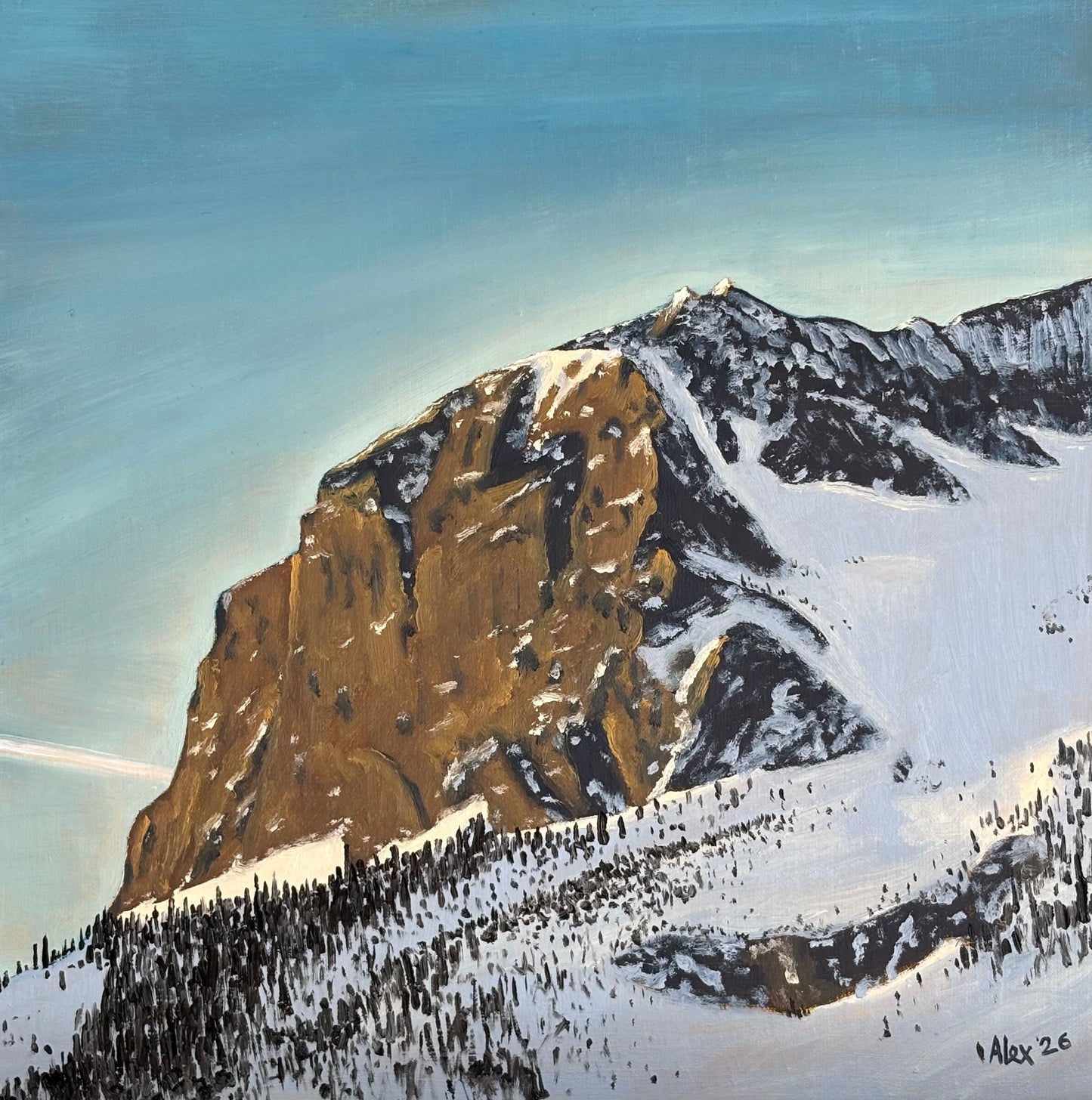 Morning Light on Gothic Mountain