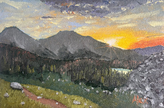 Sunrise on the CDT (study)