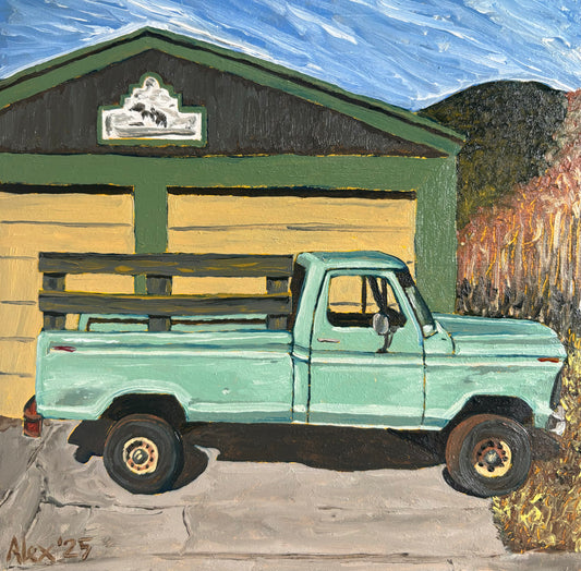 Turquoise Truck