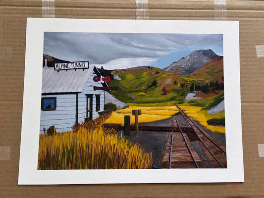 Alpine Tunnel Station (archival print)