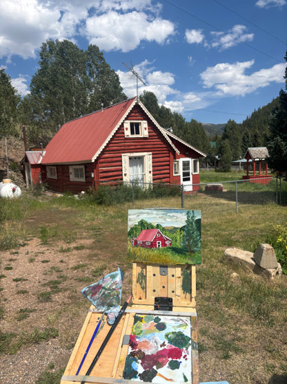 Red Cabin (plein air study)